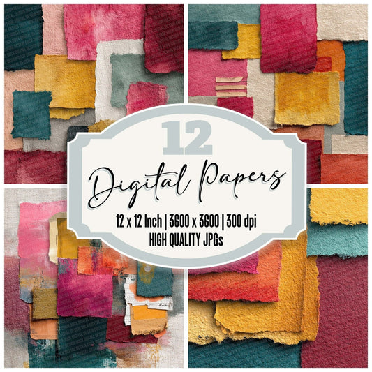 Clash Block Mash Digital Paper Pack (DDD000971)