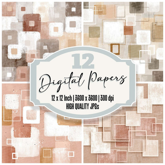 Clay Chalk Background Digital Paper Pack (DDD000975)