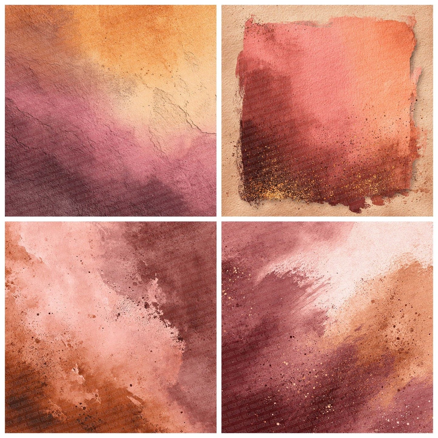 Clay Cinnamon Flow Digital Paper Pack (DDD000976)
