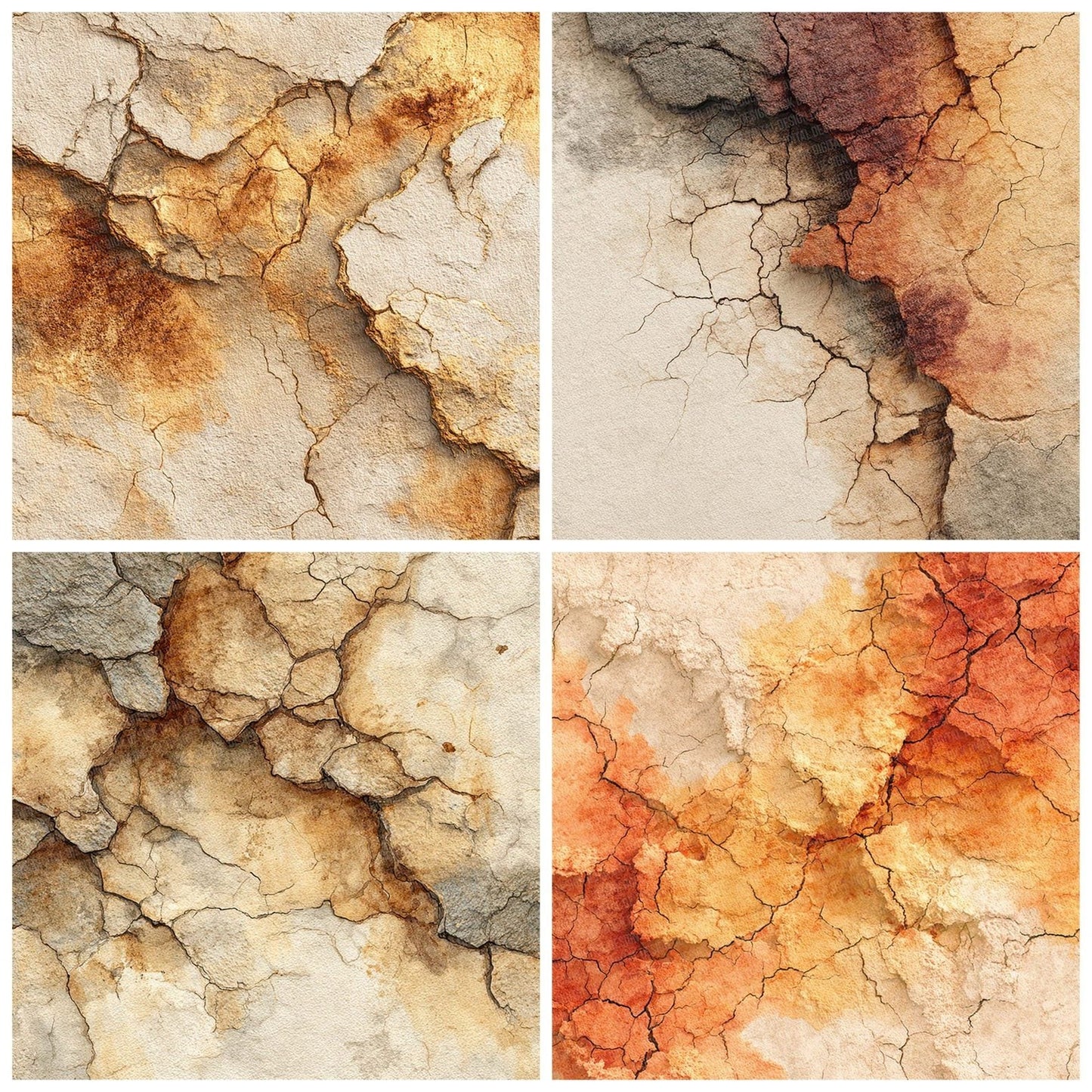 Clay Desert Crack Digital Paper Pack (DDD000977)