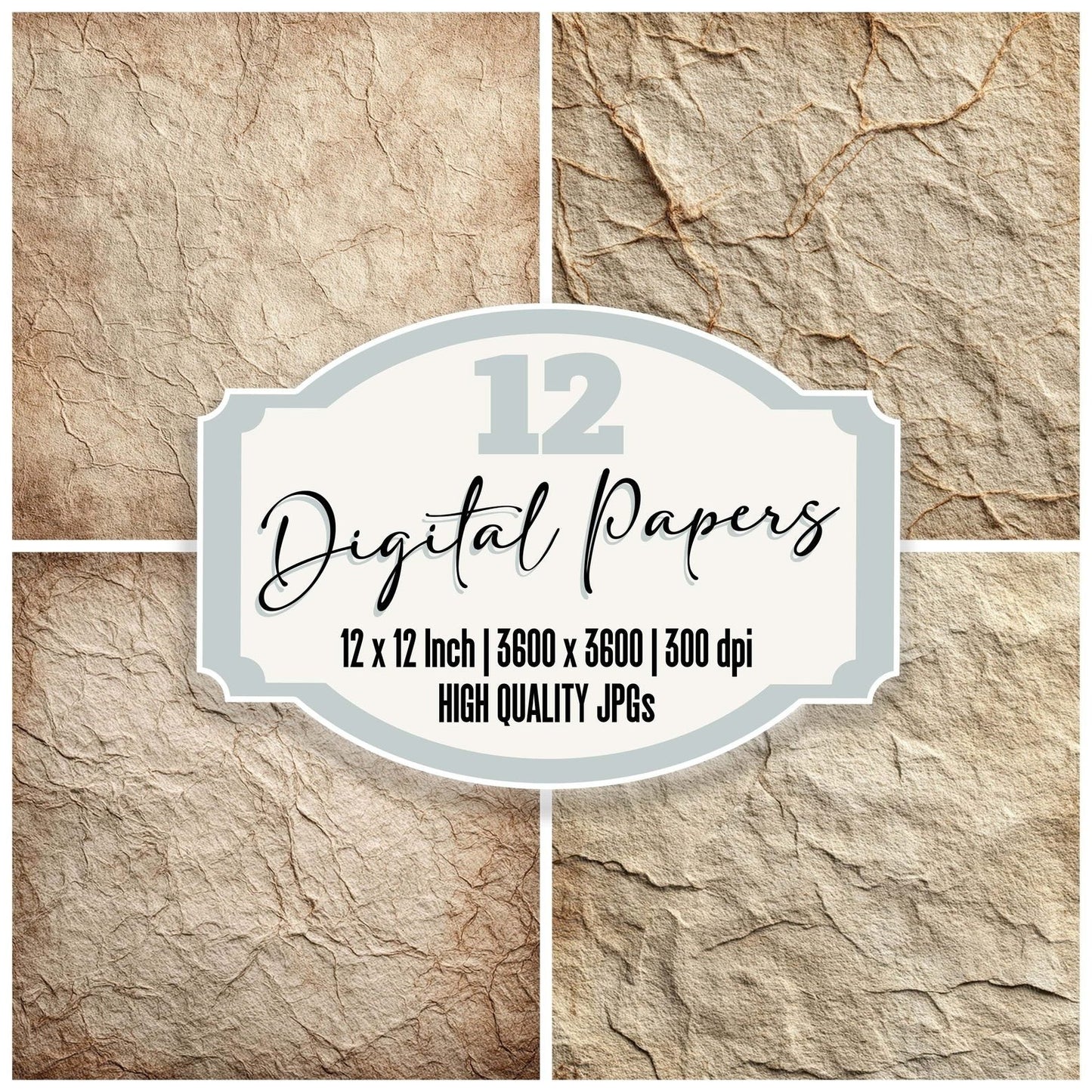 Clean Parchment Digital Paper Pack (DDD000988)