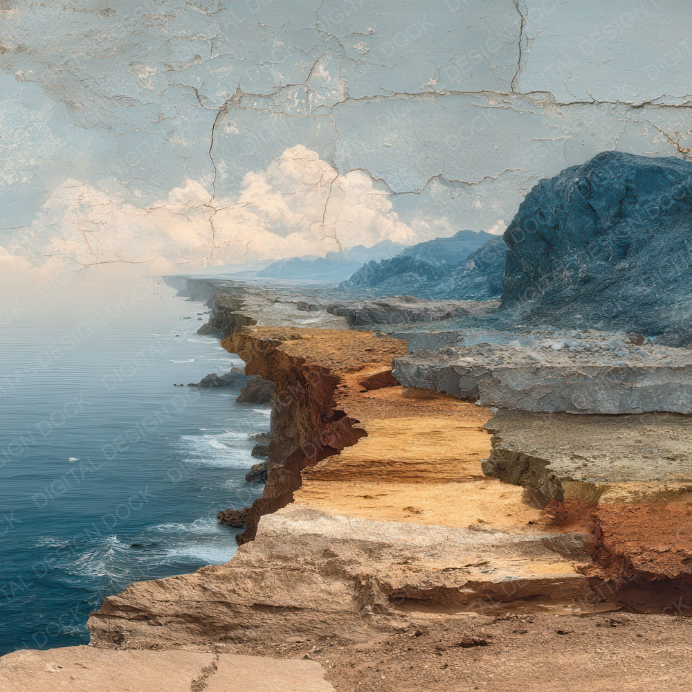 Cliffside Scenic Layers Digital Paper Pack (DDD007930)