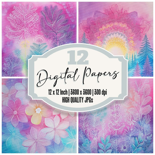 Cloud Candy Skies Digital Paper Pack (DDD000994)