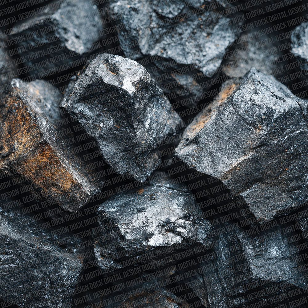 Coal Chunk Texture Digital Paper Pack (DDD001000)
