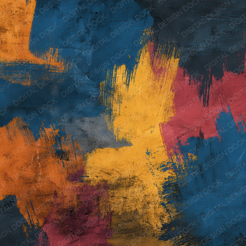 Colour Brush Texture Digital Paper Pack (DDD008731)