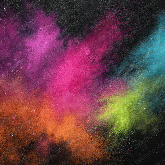Colour Powder Burst Digital Paper Pack (DDD008740)