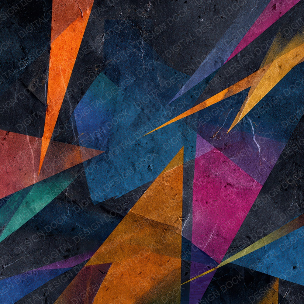 Colour Shard Grunge Digital Paper Pack (DDD008742)
