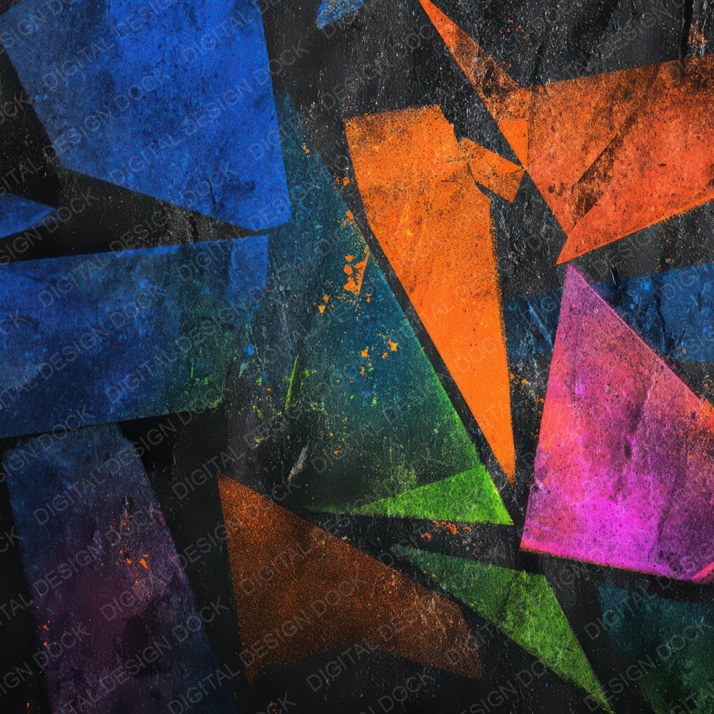 Colour Shard Grunge Digital Paper Pack (DDD008742)