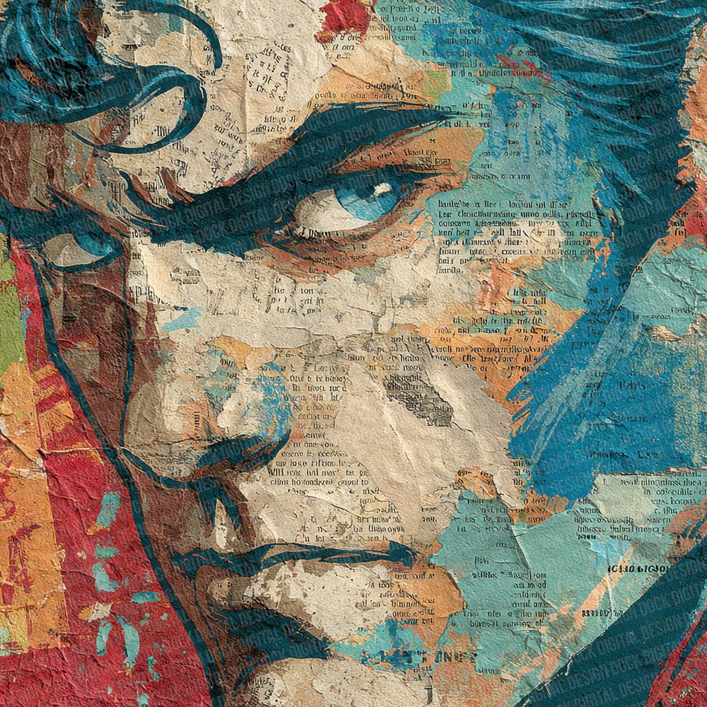 Comic Book Hero Wall Decay Digital Paper Pack (DDD001199)