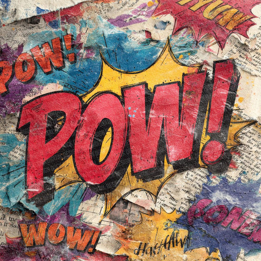 Comic Book Speech Burst Wall Digital Paper Pack (DDD001207)