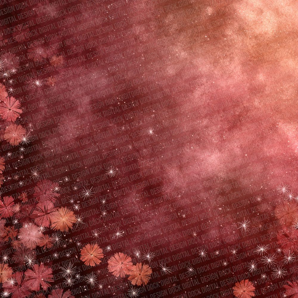 Cookie Star Christmas Background Digital Paper Pack (DDD001231)