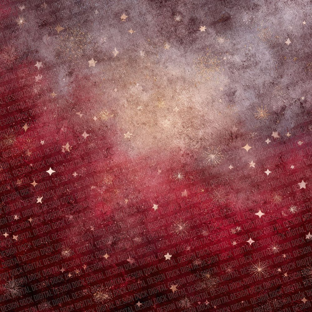 Cookie Star Christmas Background Digital Paper Pack (DDD001231)