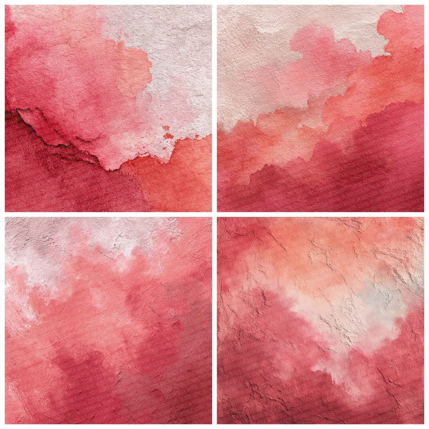 Coral Blush Haze Digital Paper Pack (DDD001239)