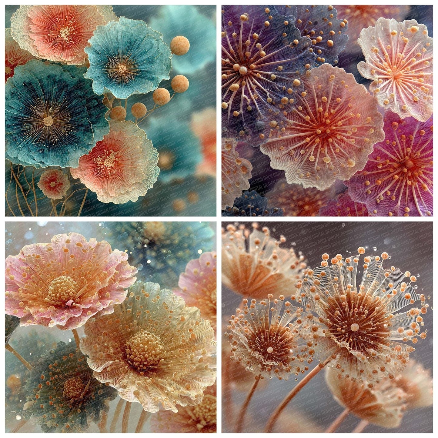 Coral Polyp Soft Digital Paper Pack (DDD001250)