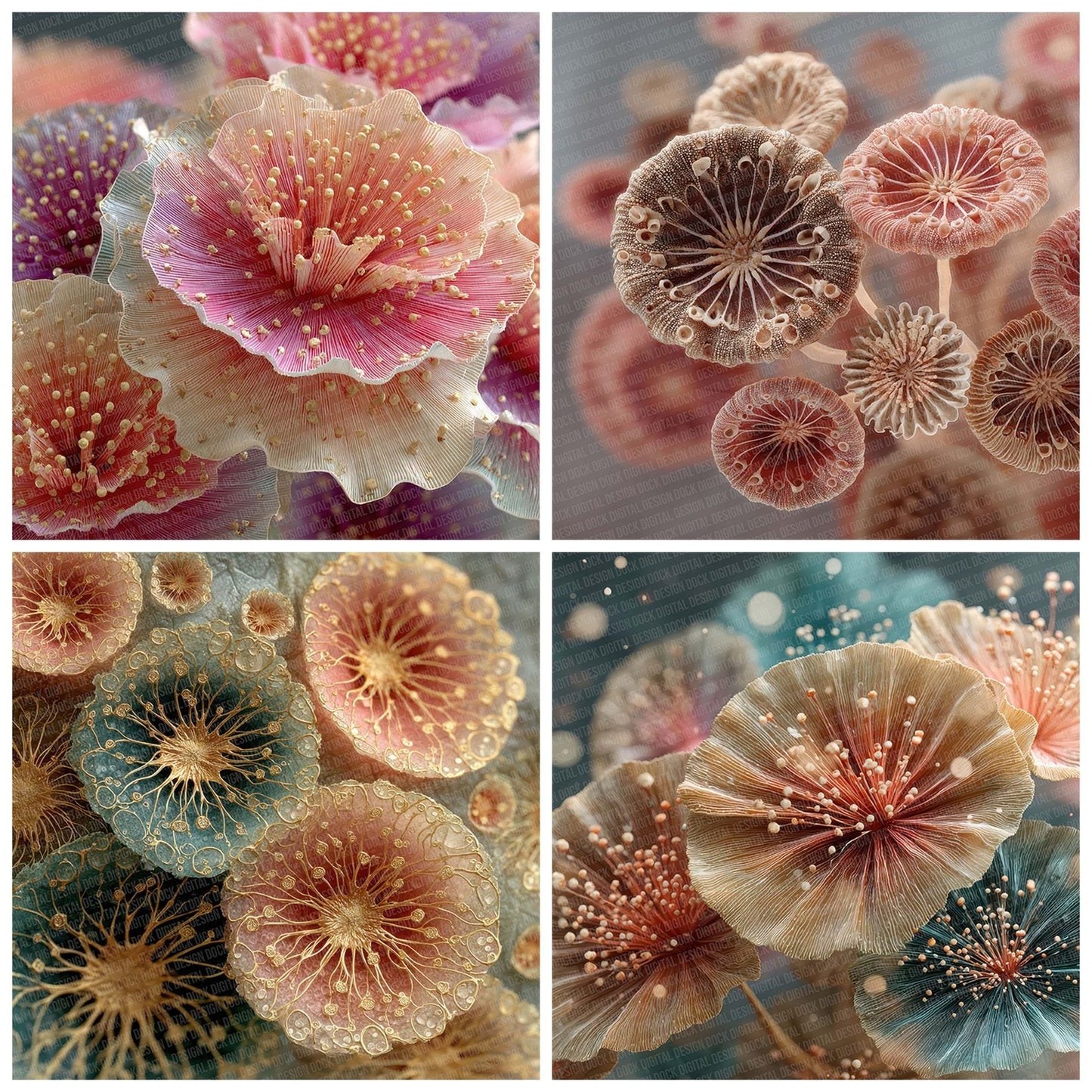 Coral Polyp Soft Digital Paper Pack (DDD001250)
