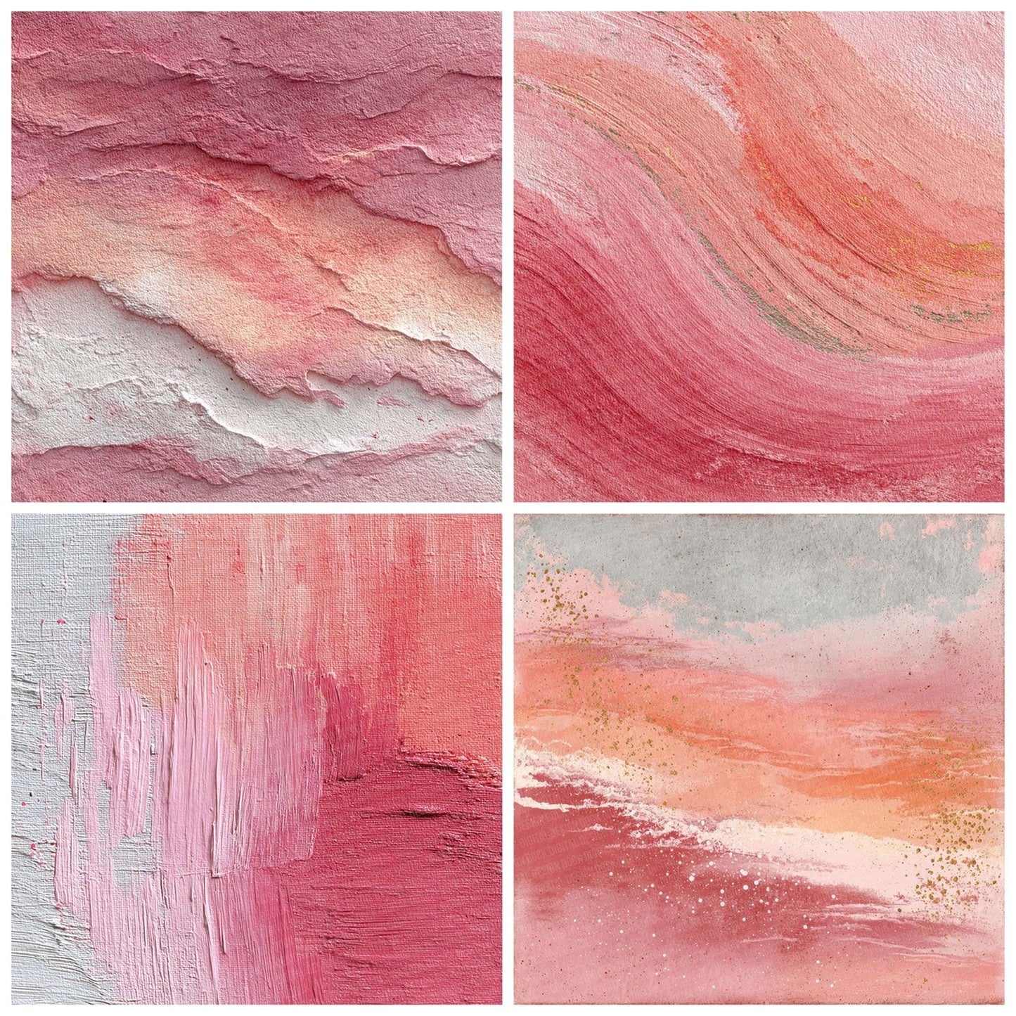 Coral Shell Drift Digital Paper Pack (DDD001256)