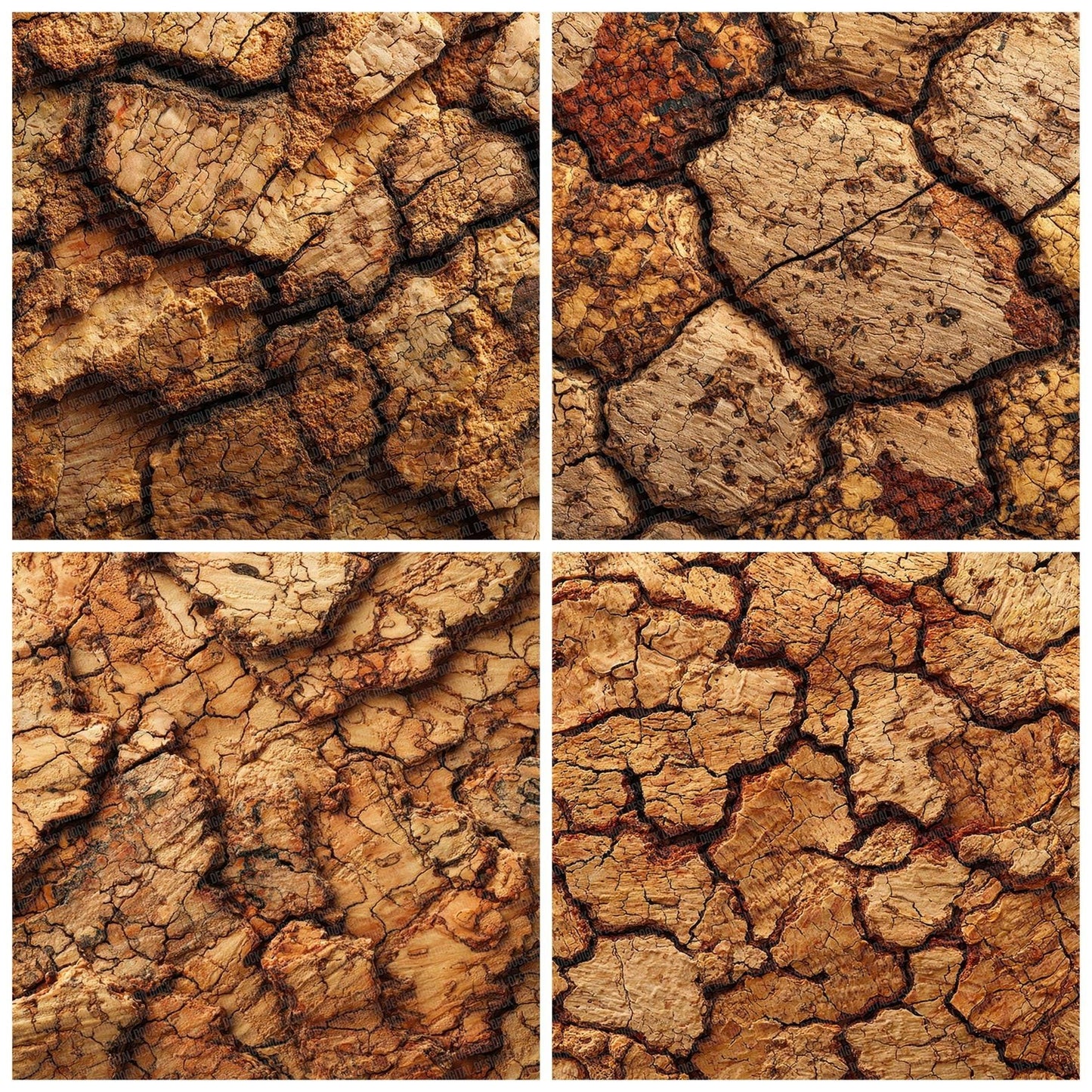 Cork Texture Digital Paper Pack (DDD001261)