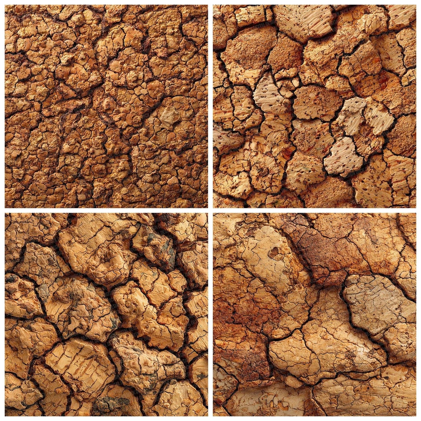 Cork Texture Digital Paper Pack (DDD001261)