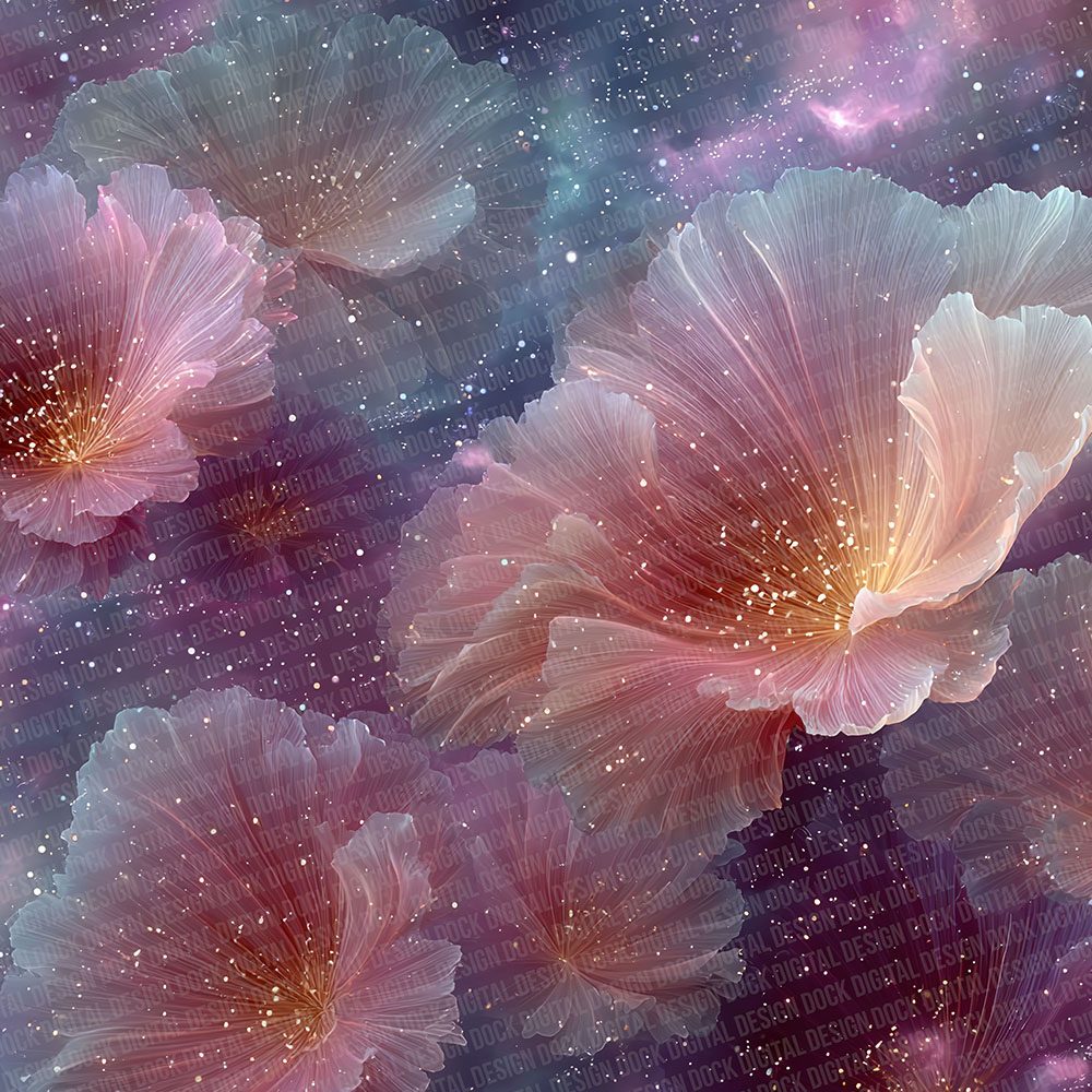 Cosmic Botanical Fusion Digital Paper Pack (DDD001269)