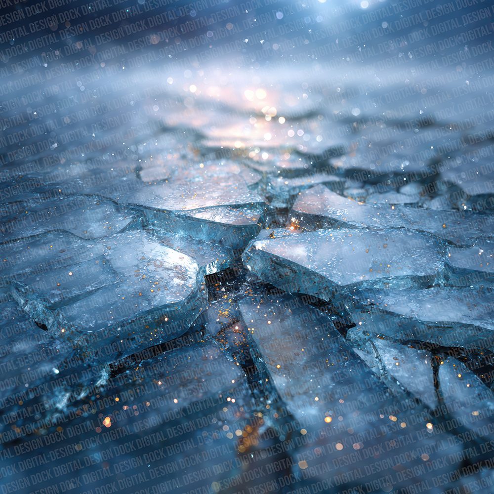 Cracked Ice Shards Digital Paper Pack (DDD001302)