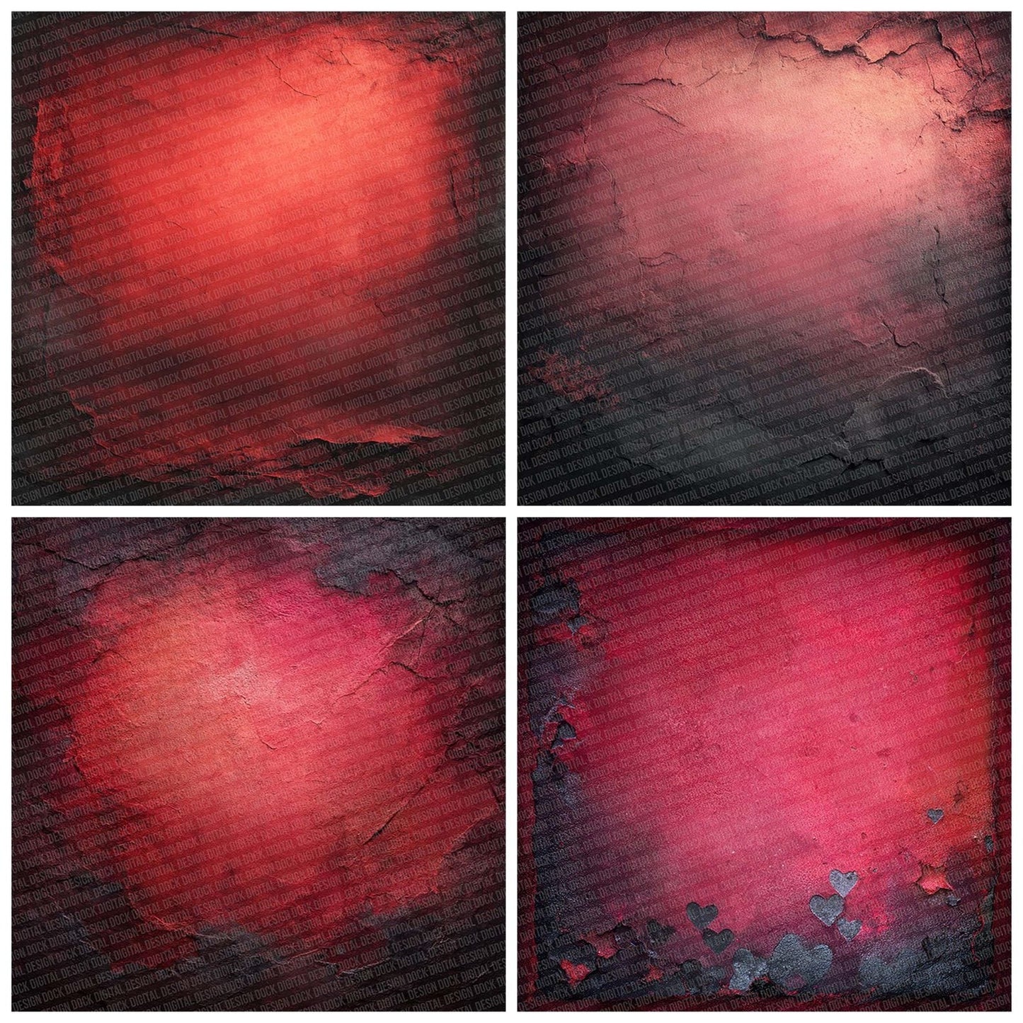 Crimson Obsession Field Digital Paper Pack (DDD001336)