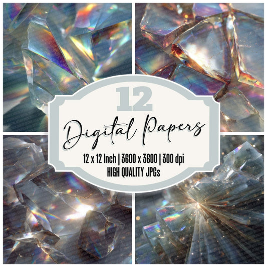 Crystal Interface Digital Paper Pack (DDD001358)