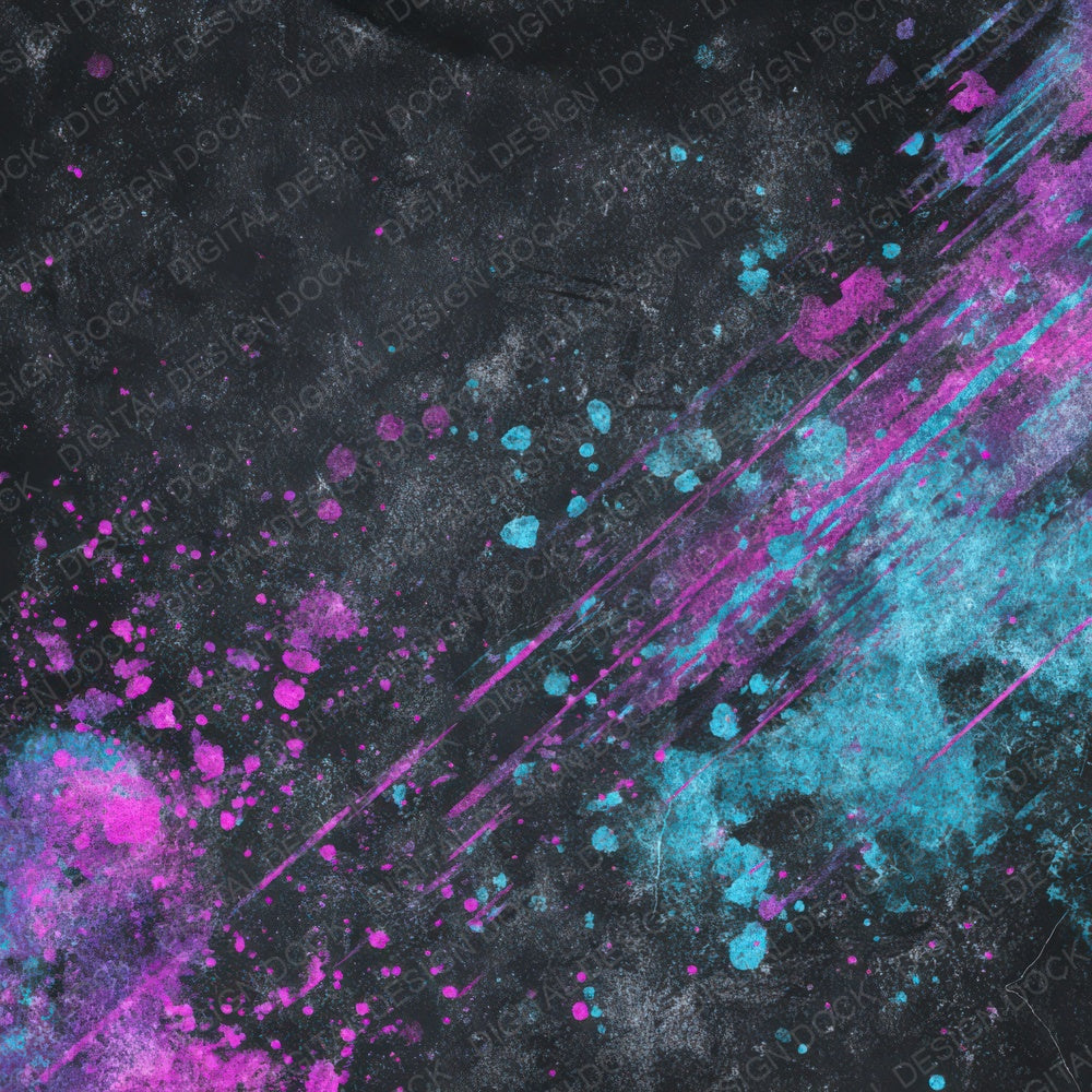 Cyan Violet Grunge Digital Paper Pack (DDD008568)