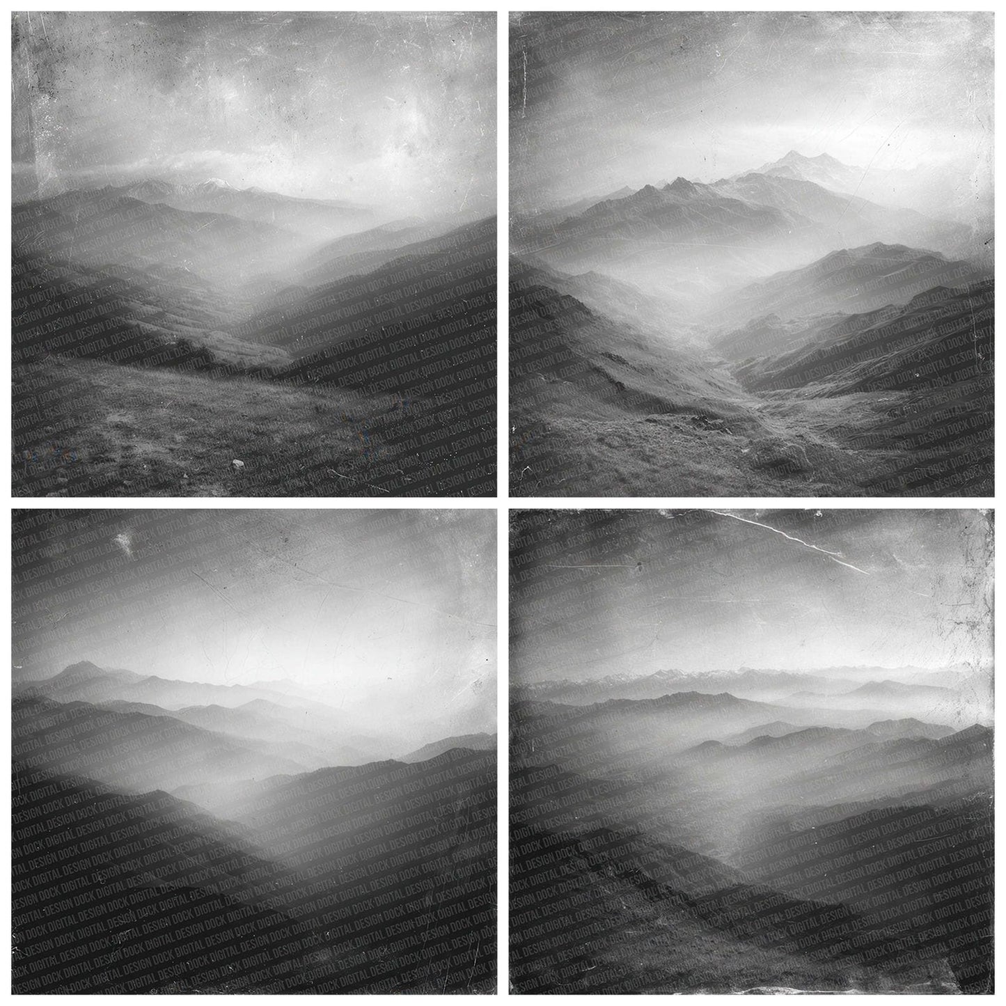 Damaged Mountain Valley Digital Paper Pack (DDD001390)