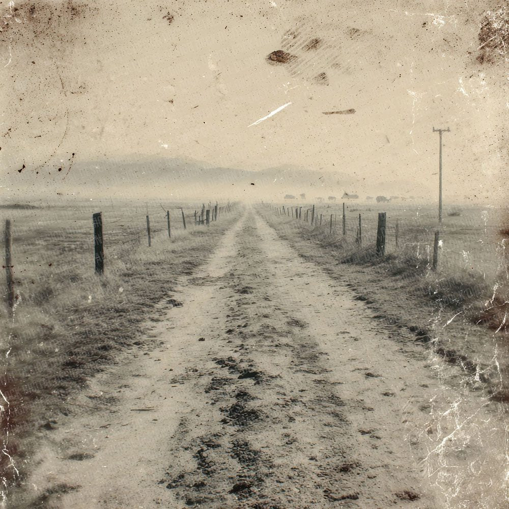 Damaged Rural Road Digital Paper Pack (DDD001391)