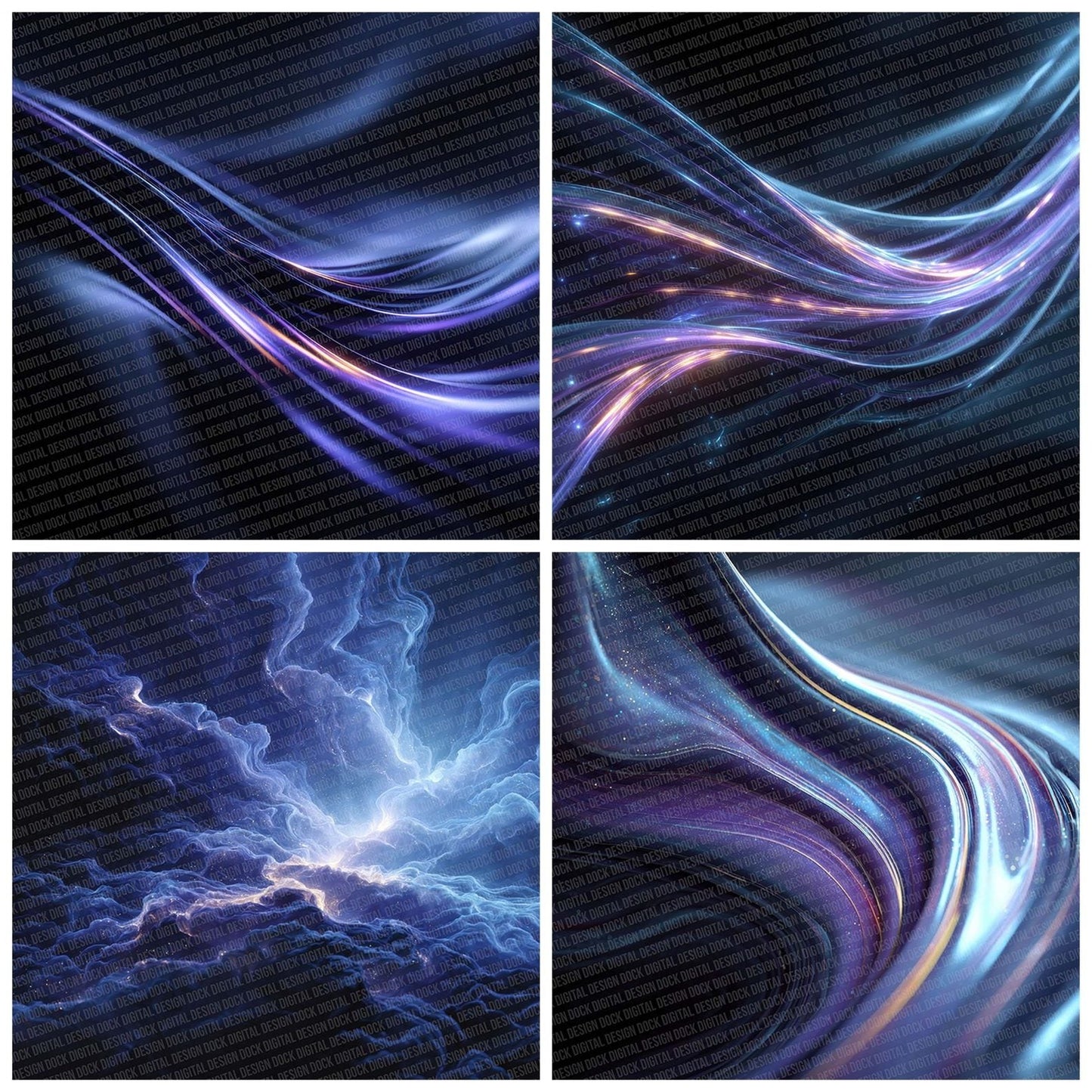Dark Matter Flow Digital Paper Pack (DDD001402)