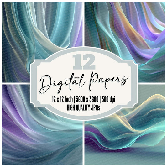 Data Veil Layers Digital Paper Pack (DDD001405)