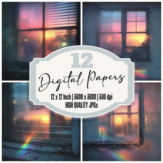Dawn Window Dustlight Digital Paper Pack (DDD001406)