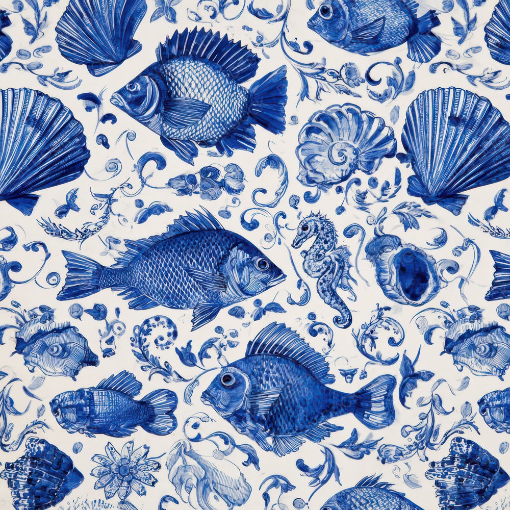 Delft Sea Motifs Digital Paper Pack (DDD008394)