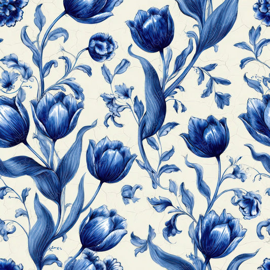 Delft Tulip Pattern Digital Paper Pack (DDD008395)