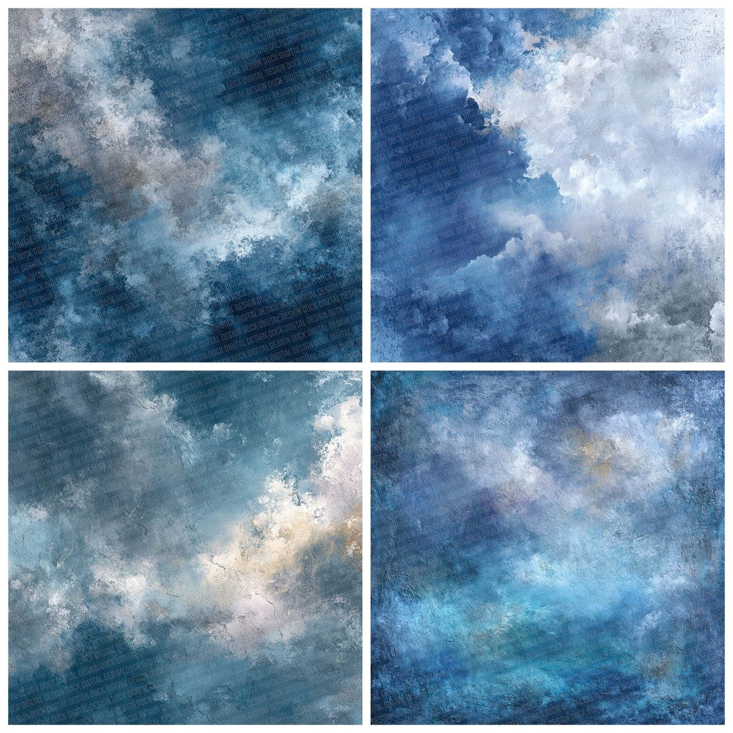 Denim Storm Wash Digital Paper Pack (DDD001441)
