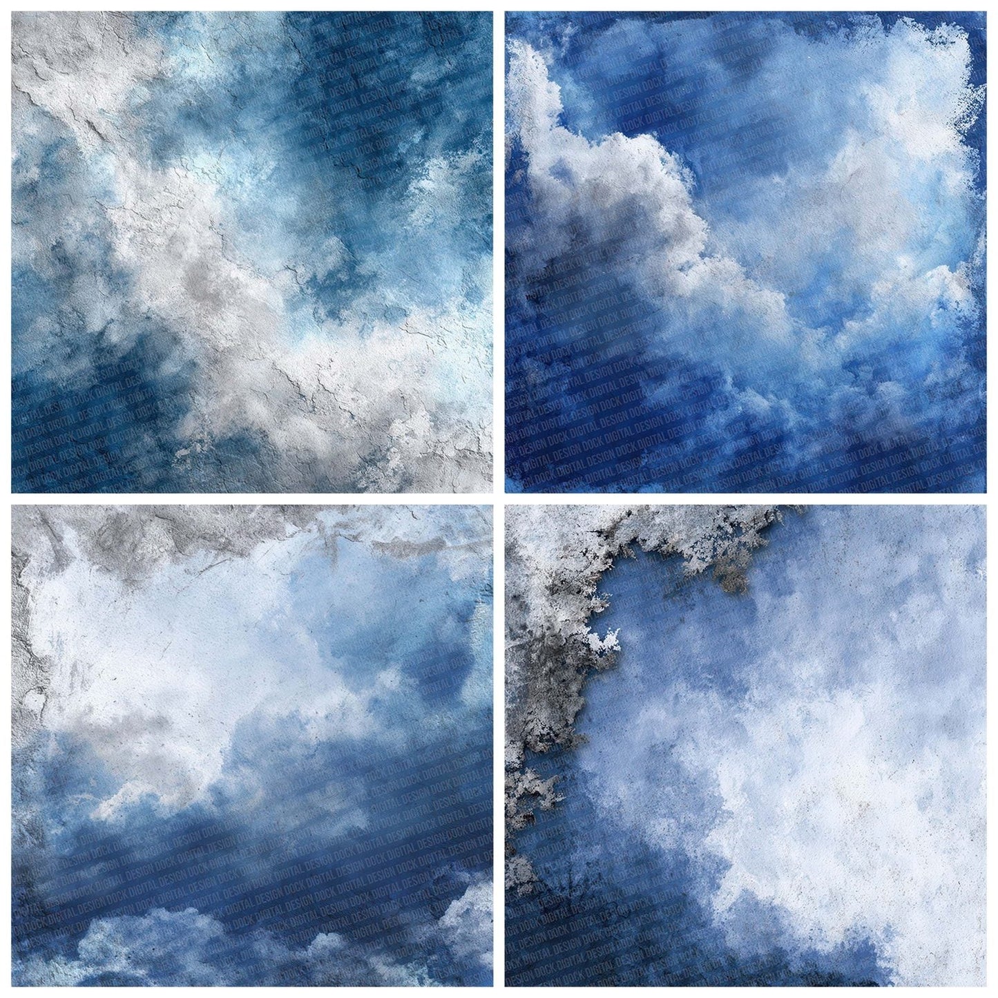 Denim Storm Wash Digital Paper Pack (DDD001441)