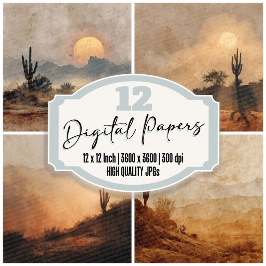 Desert Light Drag Digital Paper Pack (DDD001453)