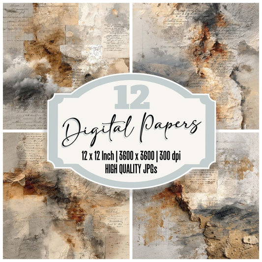 Desert Map Camo Digital Paper Pack (DDD001454)