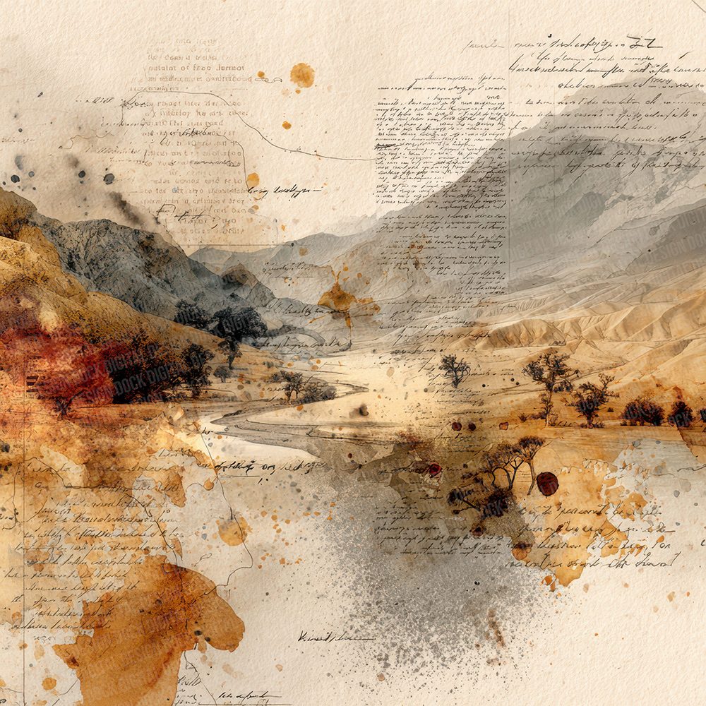 Desert Map Camo Digital Paper Pack (DDD001454)