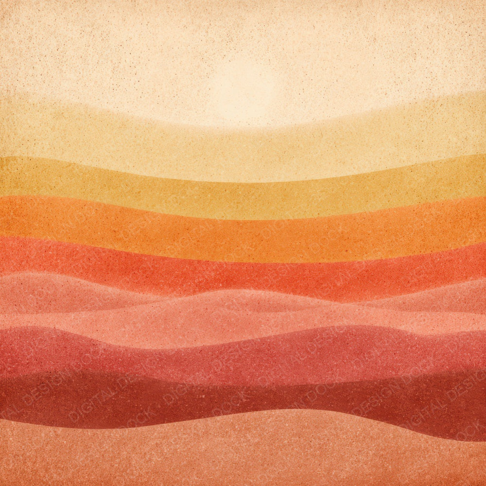 Desert Sunset Paper Digital Paper Pack (DDD008630)