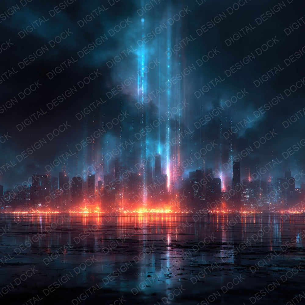 Digital Collapse Cyberpunk Future Digital Paper Pack (DDD007644)