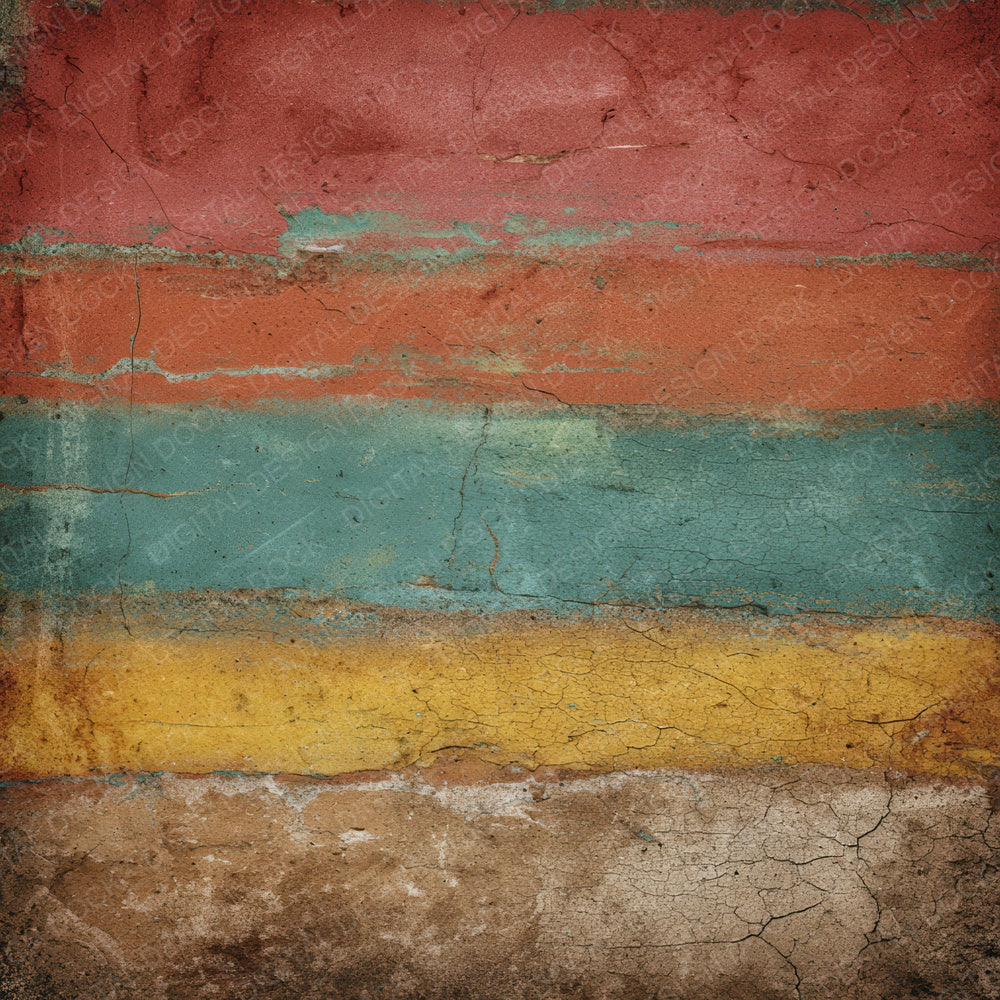 Distressed Paint Rainbow Digital Paper Pack (DDD008608)