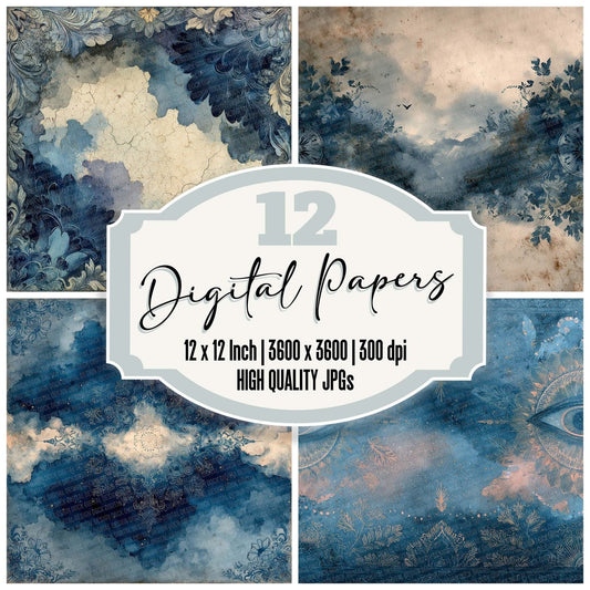 Dream Fable Smoke Digital Paper Pack (DDD001485)