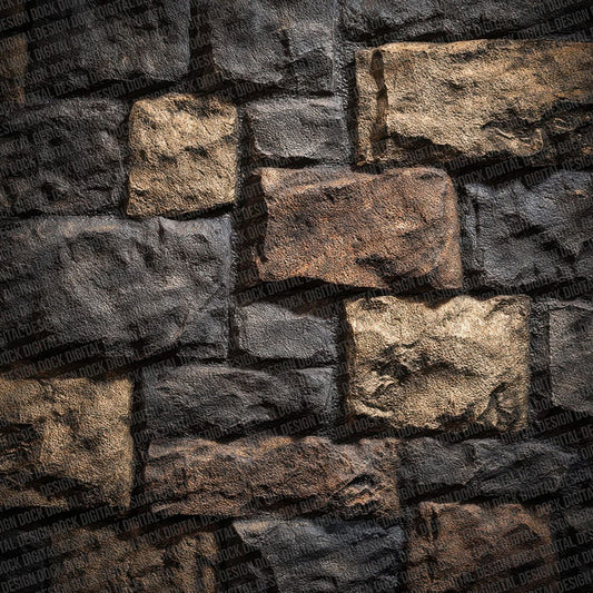 Dungeon Stone Wall Texture Digital Paper Pack (DDD001516)