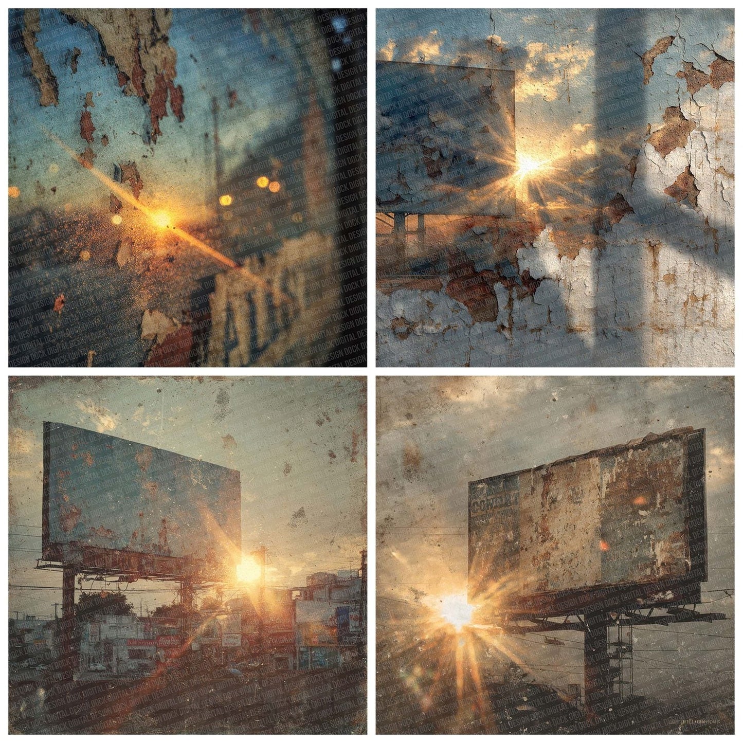 Dusk Billboard Flare Digital Paper Pack (DDD001517)