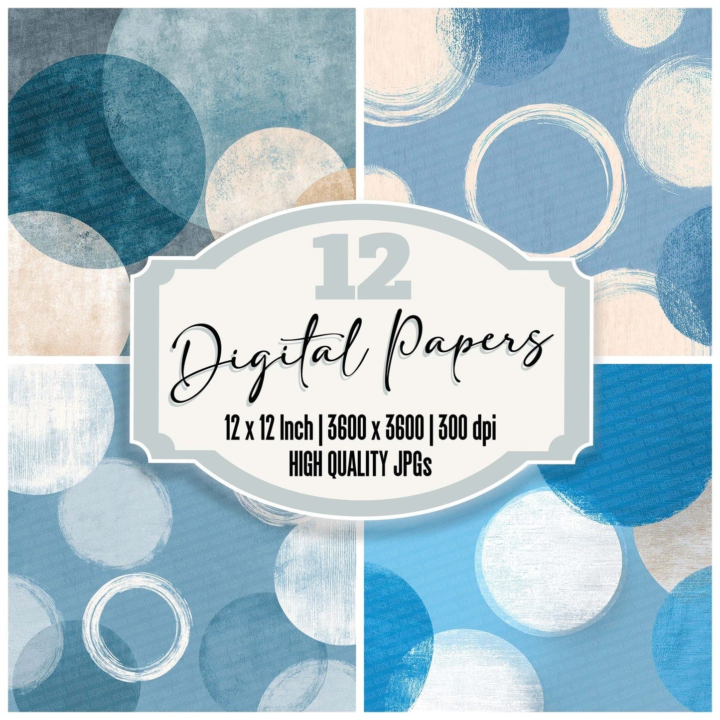 Dusk Chalk Background Digital Paper Pack (DDD001518)