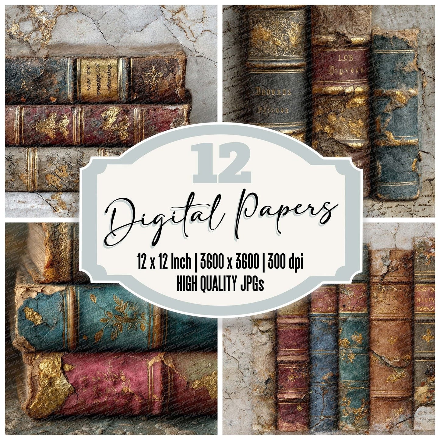 Dust Spine Silence Digital Paper Pack (DDD001521)