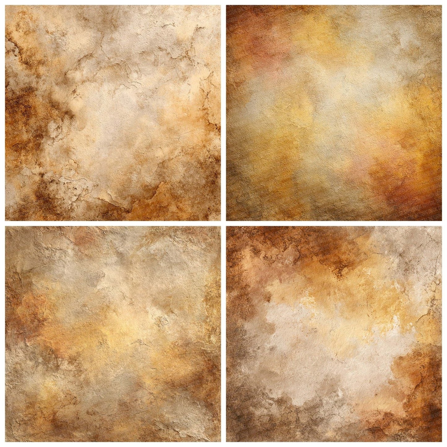 Dusty Gold Fade Digital Paper Pack (DDD001524)
