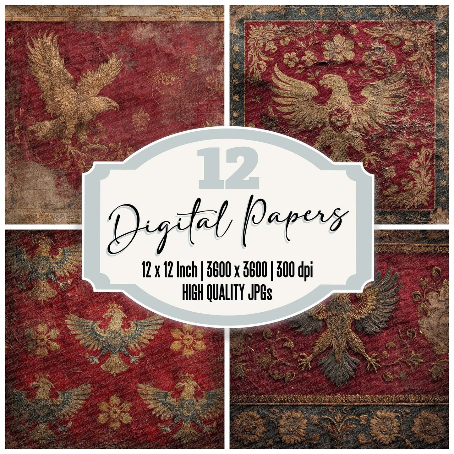 Eagle Banner Layers Digital Paper Pack (DDD001537)