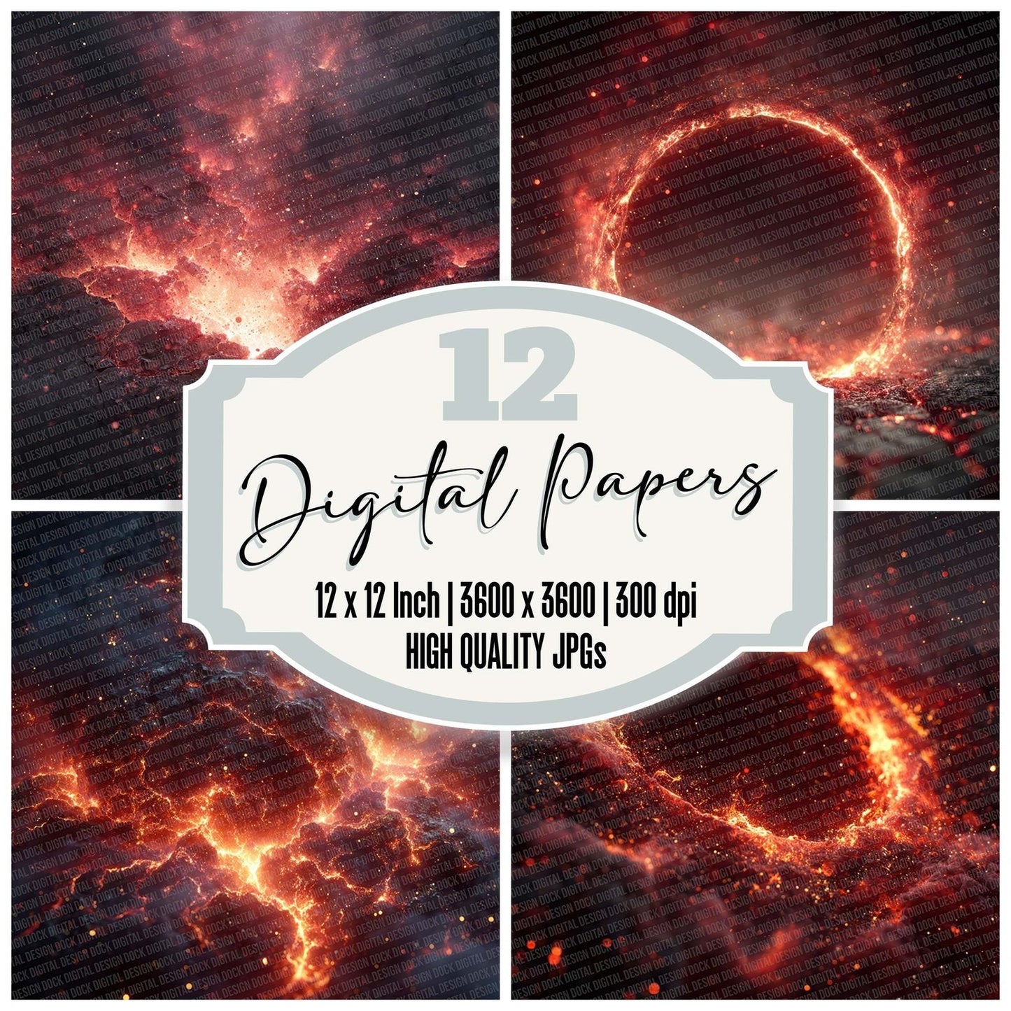 Ember Curl Heat Digital Paper Pack (DDD001557)